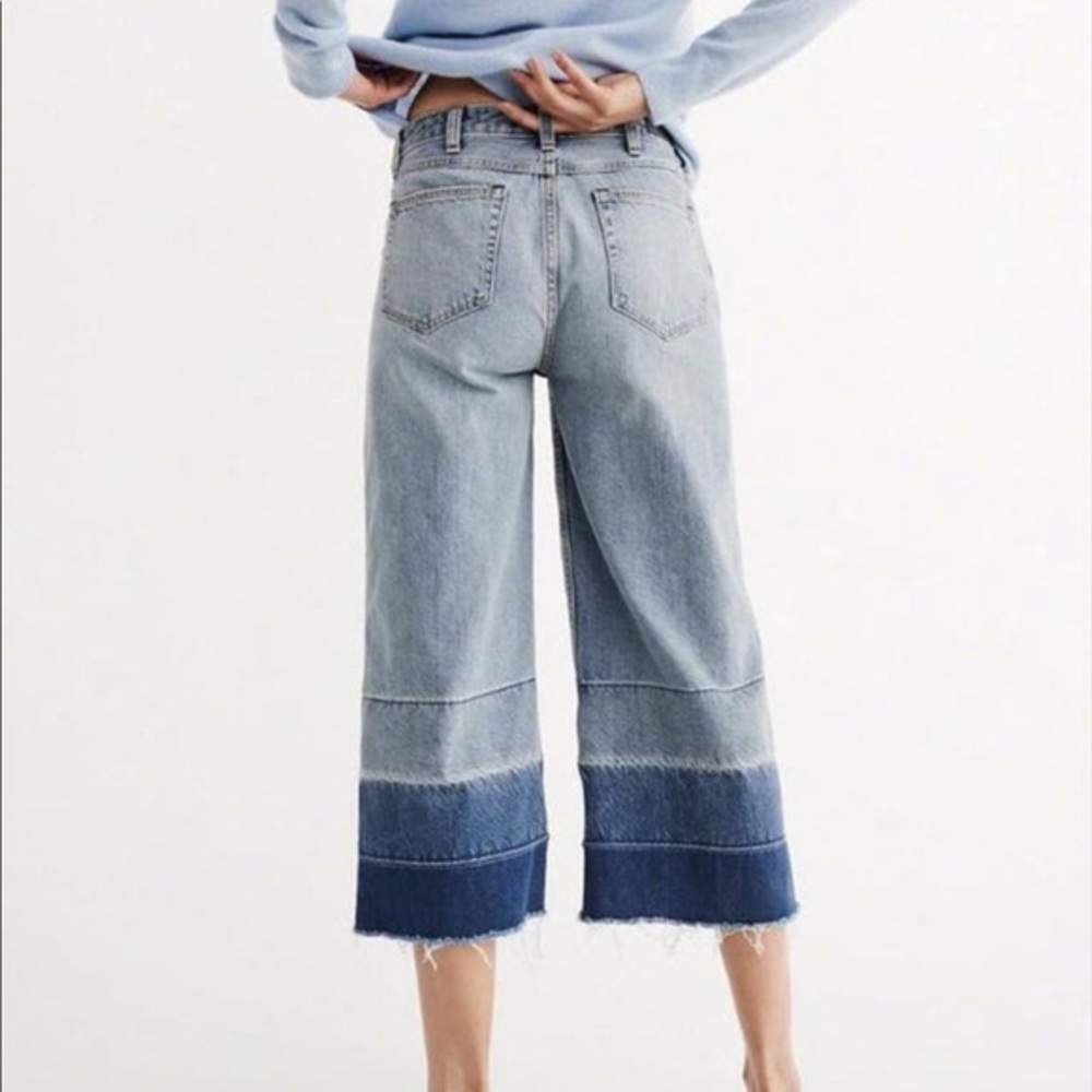 Abercrombie Cropped Stovepipe Jeans - Picture 2 of 8